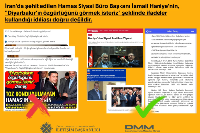 'Haniye' iddialarına İletişim'den yalanlama